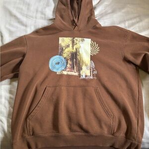 H&M Chocolate Brown Relaxed Fit Hoodie